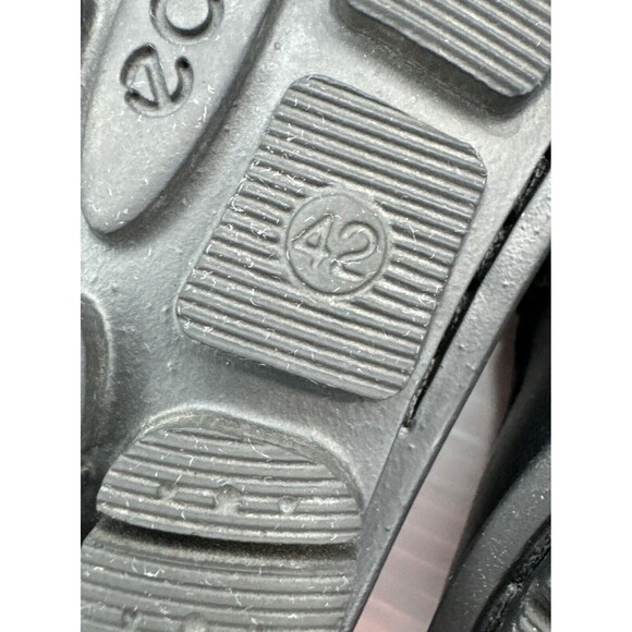 Ecco Men’s Leather Driving Loafers Moc Toe Walking Shoes Arch Support Black 42 - Picture 11 of 13